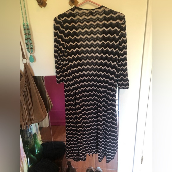 Grey & black duster/ cardigan - Picture 5 of 6